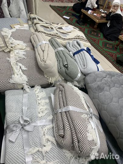 Плед покрывало хлопок