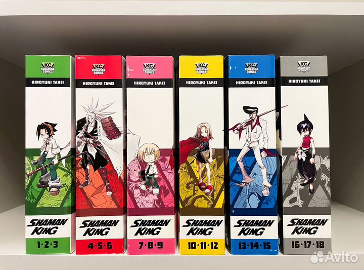 Манга Шаман кинг Shaman king на английском