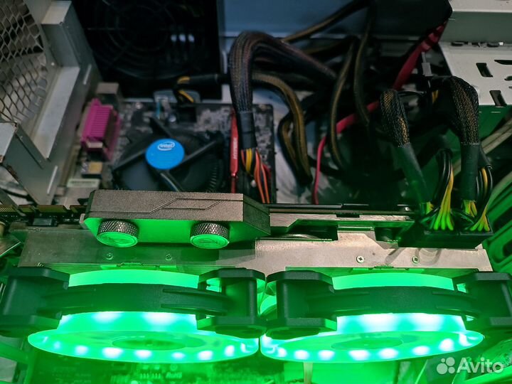Видеокарты GTX 1080 Ti Asus Poseidon (Green LED)