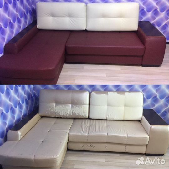 Перетяжка мягкой мебели