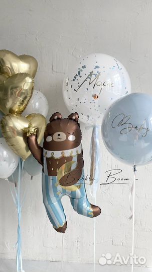 Воздушные шары на выписку из роддома