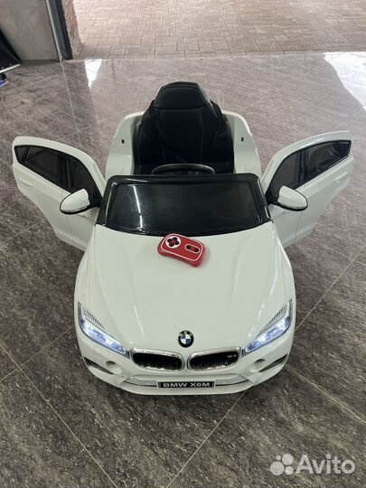 Электромобиль BMW x6m машинка детская