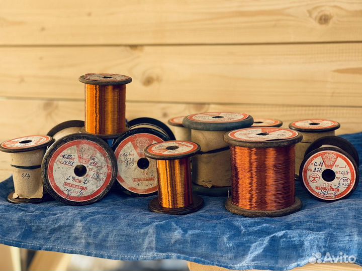 Проволока медная СССР (цена за кг минус катушка)