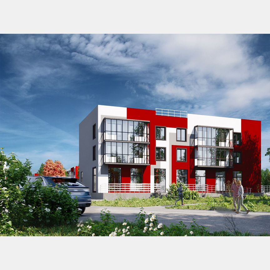 1-к. квартира, 45,1 м², 3/3 эт.