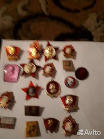 Значок раритет Ленин СССР