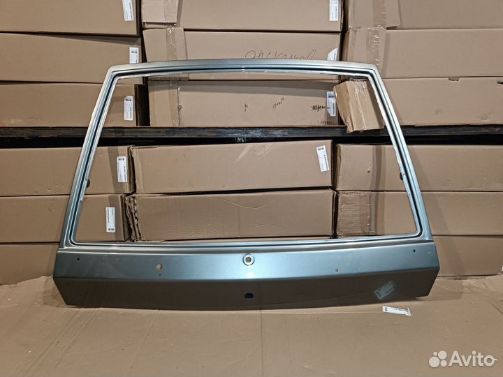 Дверь задка ваз 2114 средний серо-зеленый