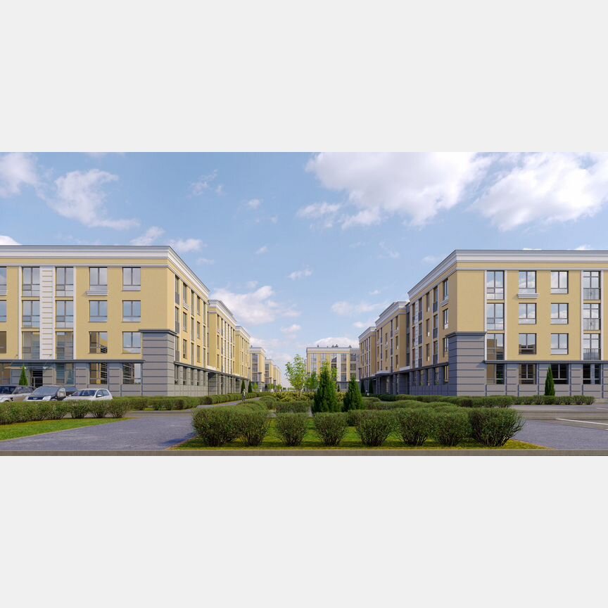 3-к. квартира, 89,8 м², 1/4 эт.