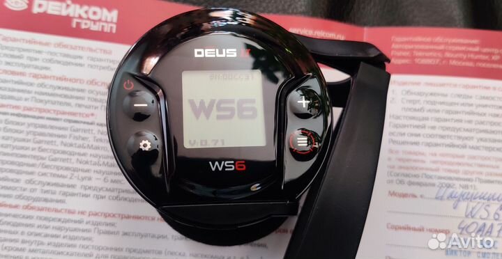 Наушники xp deus ws6 отличные, как новые