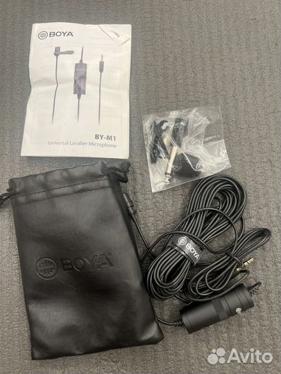 Петличный микрофон boya