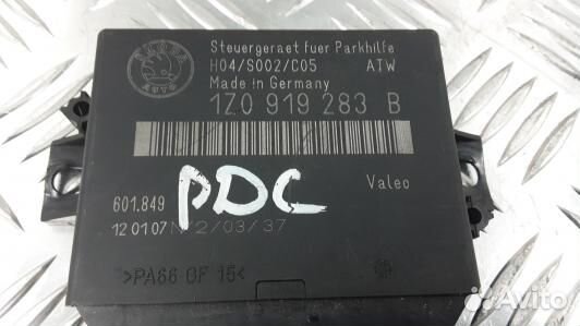 Блок PDC (парктроников) skoda octavia A5 (SSE13SP0