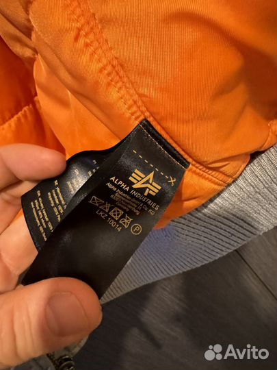 Бомбер alpha industries мужской
