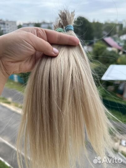 Волосы для наращивания блонд