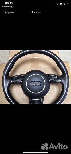 Руль s-line на audi q5, a4, a5