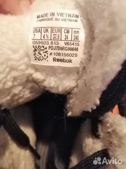 Кроссовки женские зимние Reebok 37,5 в хор сост