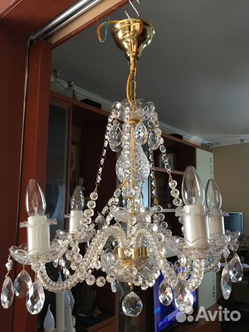 Чешская хрустальная люстра Presiosa 5-ти рожковая