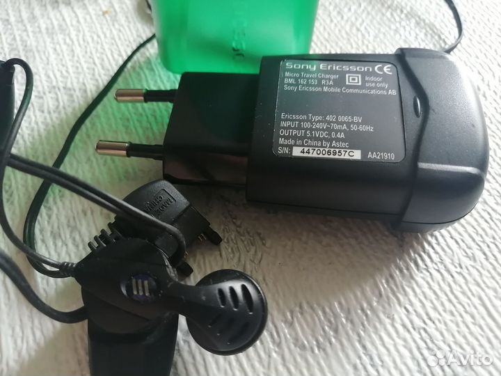 Зарядка для sony Ericsson (T28, T28, T39 и др.)