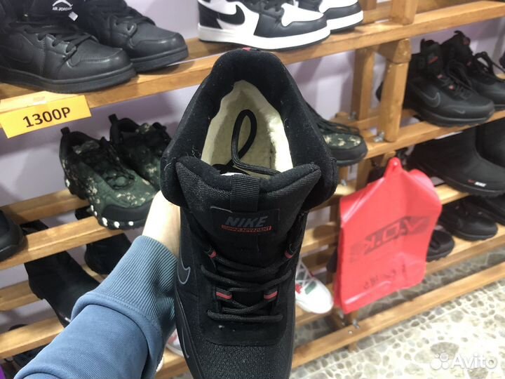 Кроссовки nike зимние мех тёплые 41-46