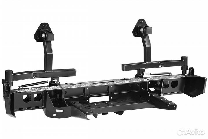 Бампер риф силовой задний для газ Соболь с площадк