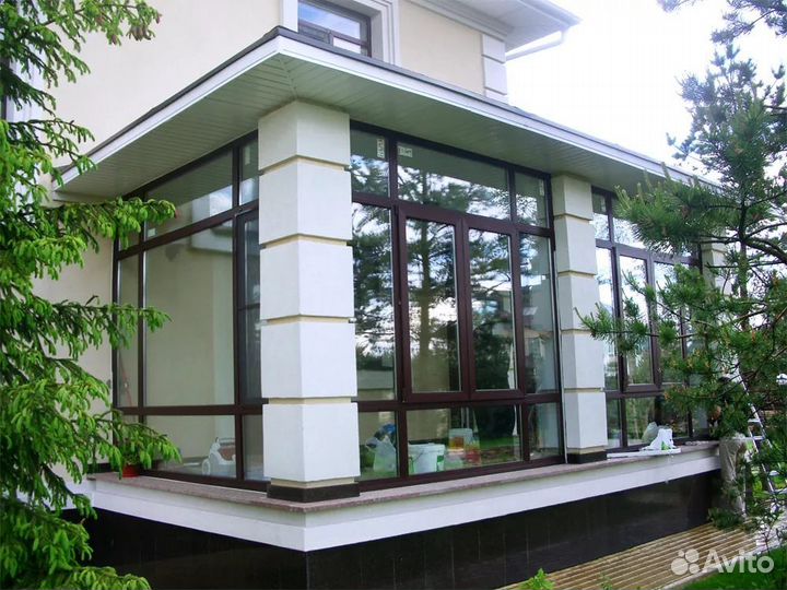 Остекление террас веранд крылец