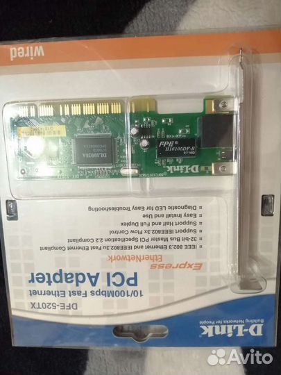 Сетевой адаптер d-link dfe-520tx