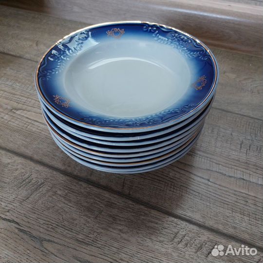 Тарелка Сумской фарфоровый завод 9 шт
