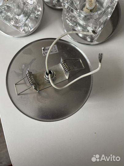 Светильники потолочные встраеваемые 5 шт