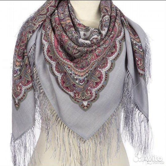 Павловопосадский платок Ночная серенада