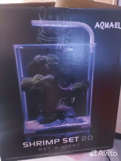Современный аквариум aquael б.у 20л