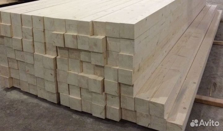 Брус сухой / Пиломатериалы / доставка но