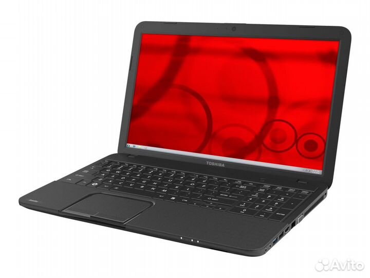 Ноутбук бу Toshiba 2 ядра SSD 15.6 windows 7