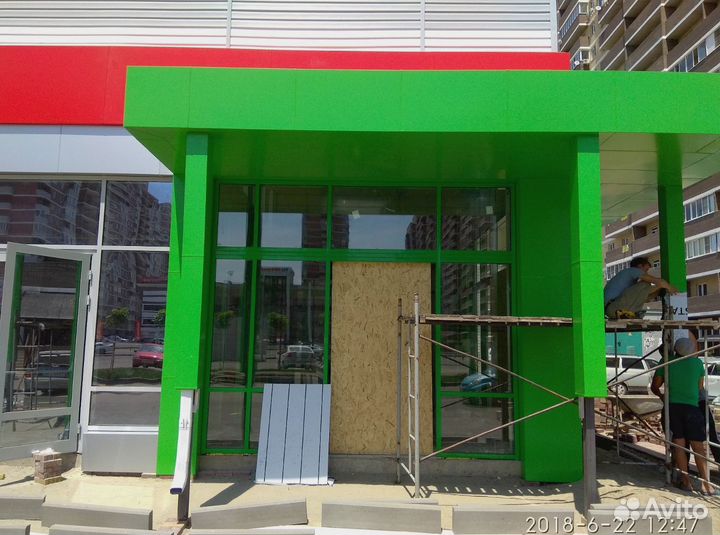 Раздвижные алюминиевые окна, двери, витражи