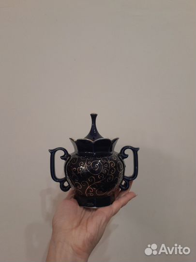 Сахарница кобальт Бронницкий завод