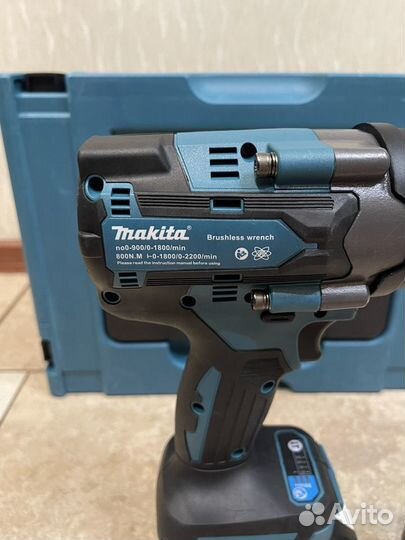 Набор 2в1 Makita Гайковерт 800Nm + ушм болгарка