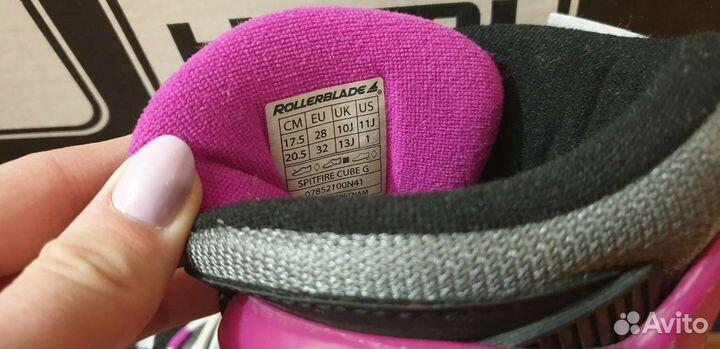 Ролики rollerblade spitfire 28-32