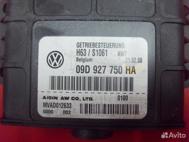 Блок управления АКПП 09D927750HA Porsche Cayenne