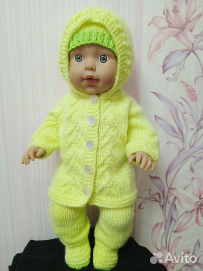 Вязаная одежда для пупсов