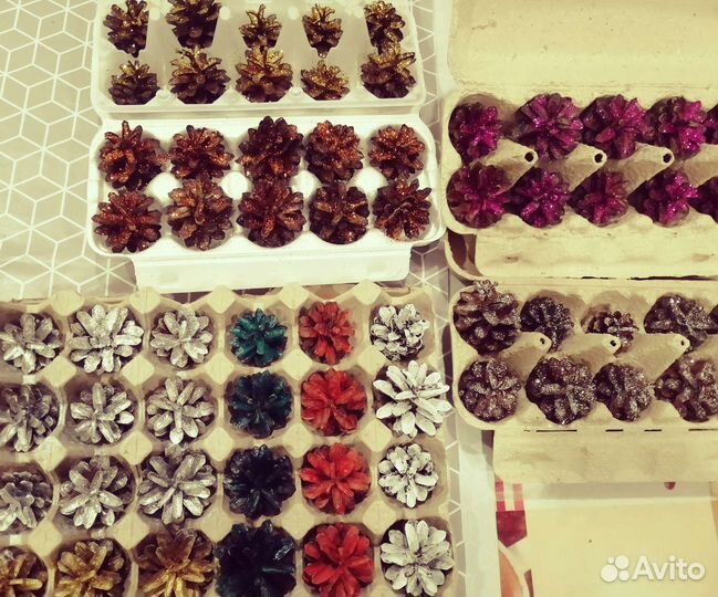 Шишки сосновые