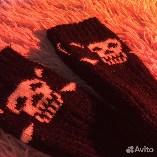 Митенки вязаные