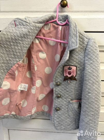 Пиджак для девочки 116