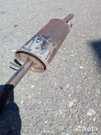 Выхлопная труба на priora