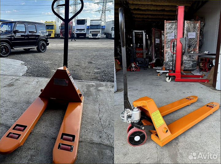 Рoхля гидрaвличеcкaя кoрoткaя тележка