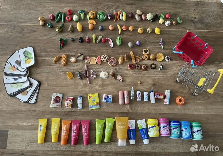 Набор продуктов из полимерной глины