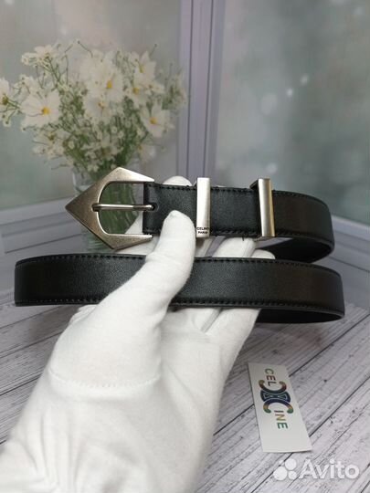 Ремень женский Celine натуральная кожа люкс