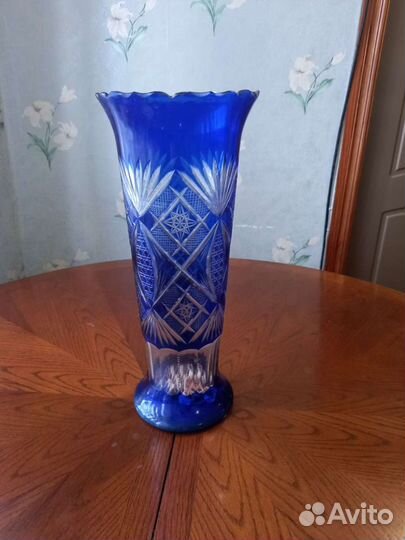 Ваза хрустальная СССР Винтаж