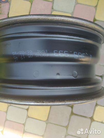 Диск штампованные R15 5x108