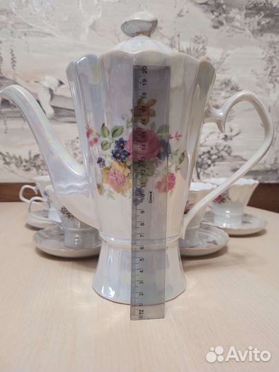 Сервиз фарфоровый чайный СССР (Коростень)