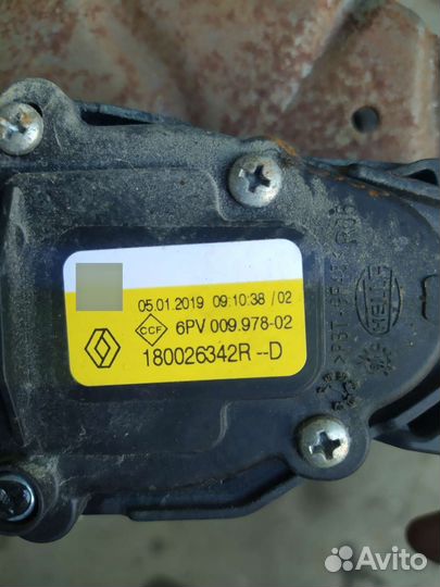 Педаль газа ваз largus