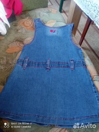 Джинсовый сарафан