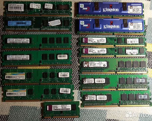 14 планок Оперативная память одним лотом