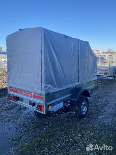 Легковой прицеп крепыш 2,5 (2,5х1,3) тент 1,15м